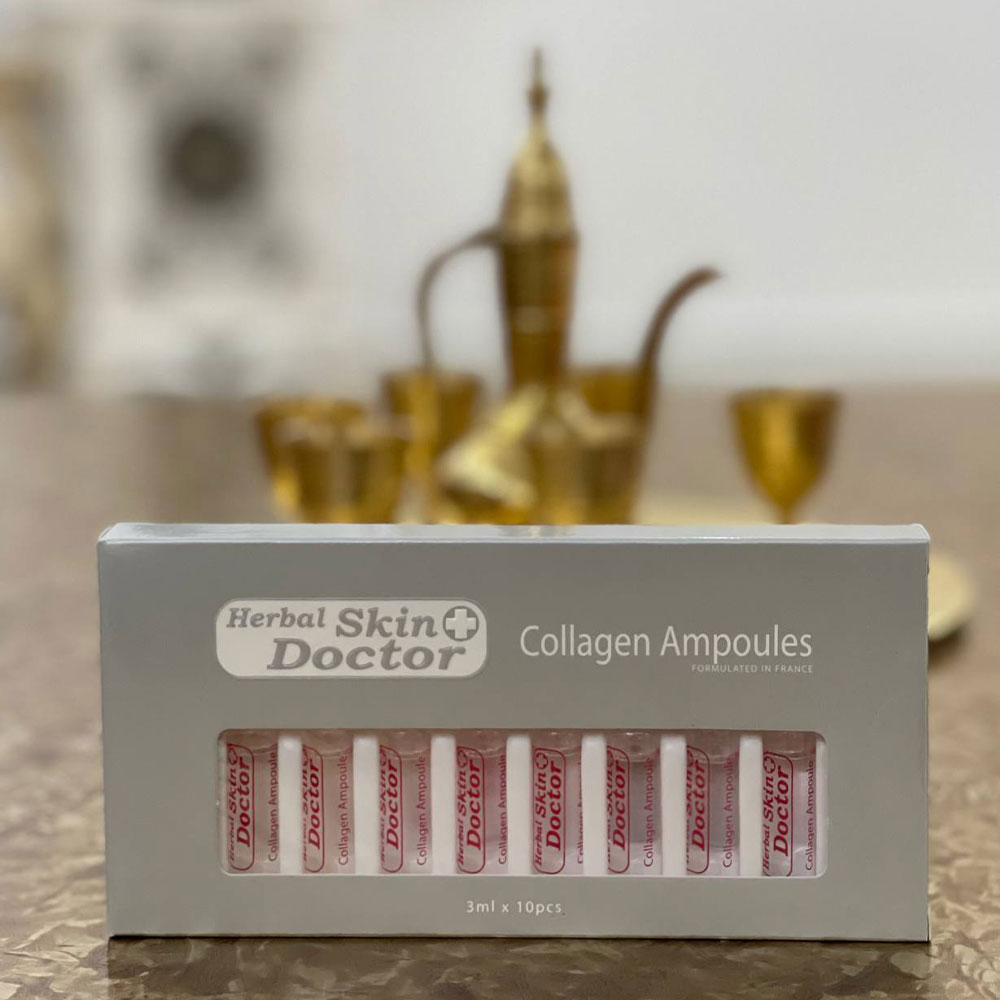 ویال مالشی صورت کلاژن گیاهی همه نوع پوست ,Collagen Ampoules