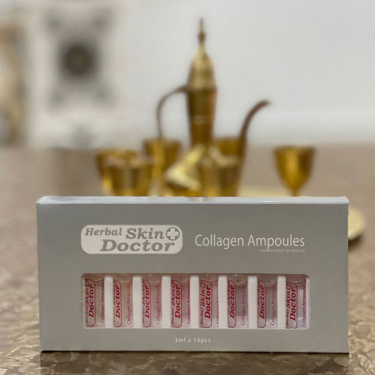 ویال مالشی صورت کلاژن گیاهی همه نوع پوست ,Collagen Ampoules