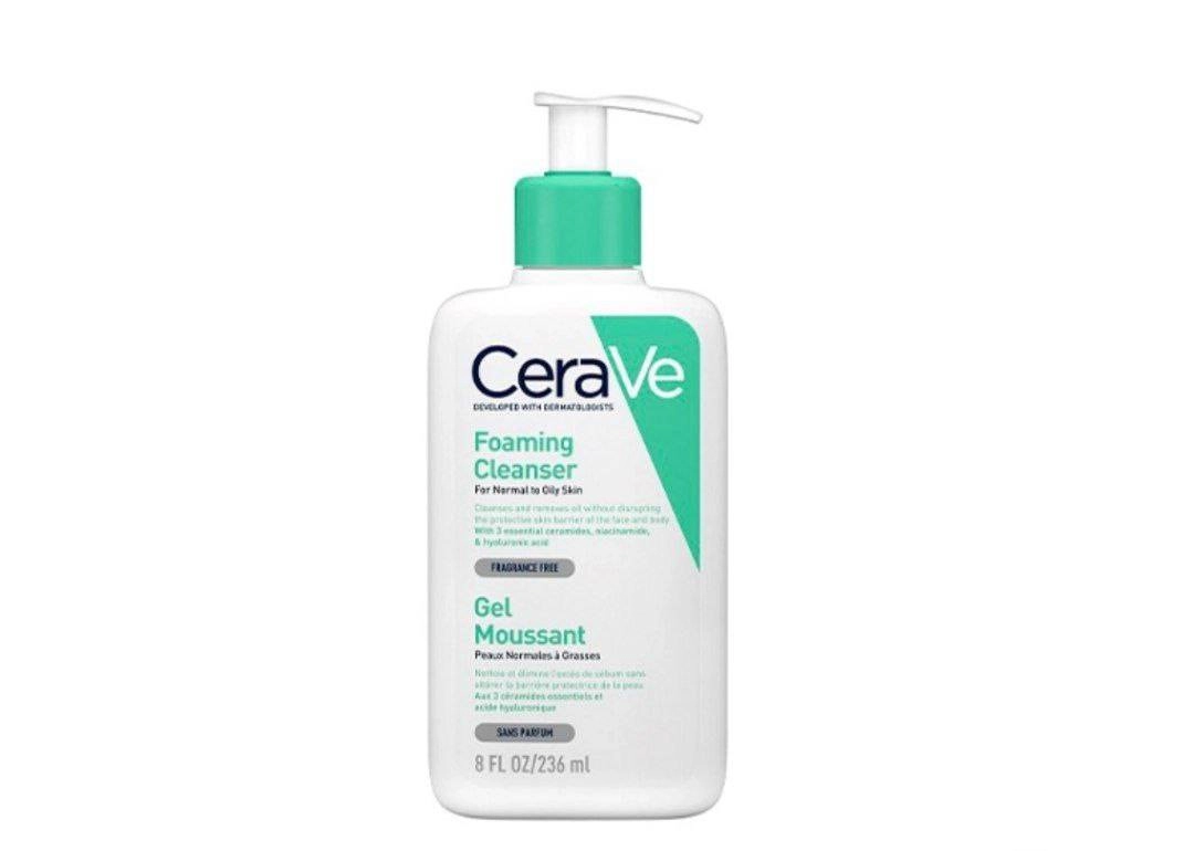 فوم شستشوی صورت سراوی Cerave – مخصوص پوست نرمال و چرب حجم 236  میل