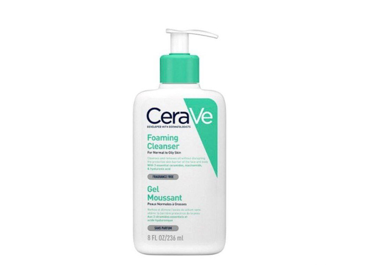 فوم شستشوی صورت سراوی Cerave – مخصوص پوست نرمال و چرب حجم 236 میل