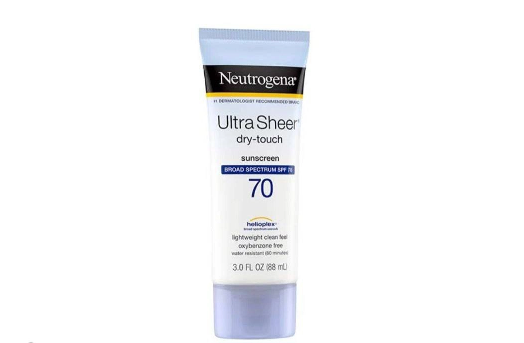 کرم ضد آفتاب نوتروژینا مدل Ultra Sheer 70 حجم 88 میل