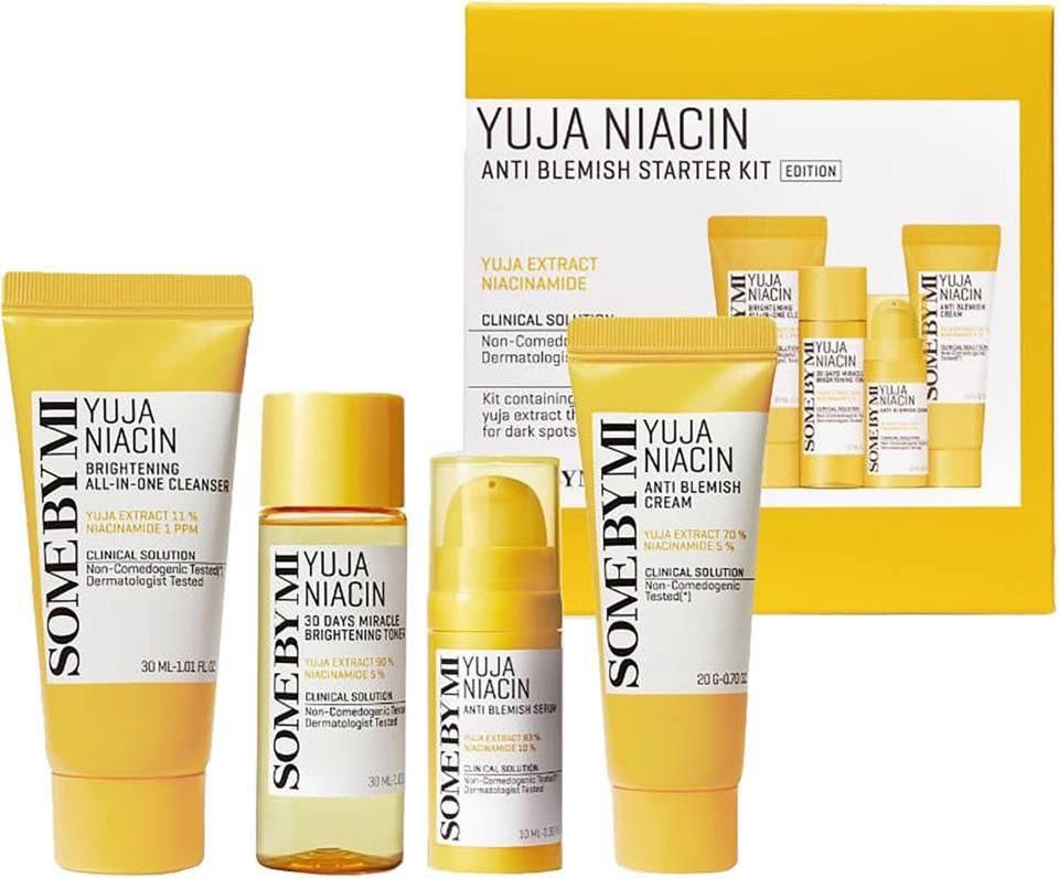 کیت ضد لک و روشن کننده یوجا نیاسین سام بای می SOME BY MI Yuja Niacin Anti Blemish Starter Kit