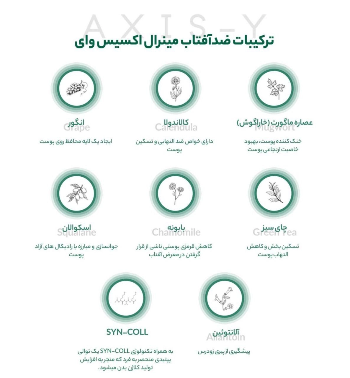 ضدآفتاب فیزیکی اکسیس وای