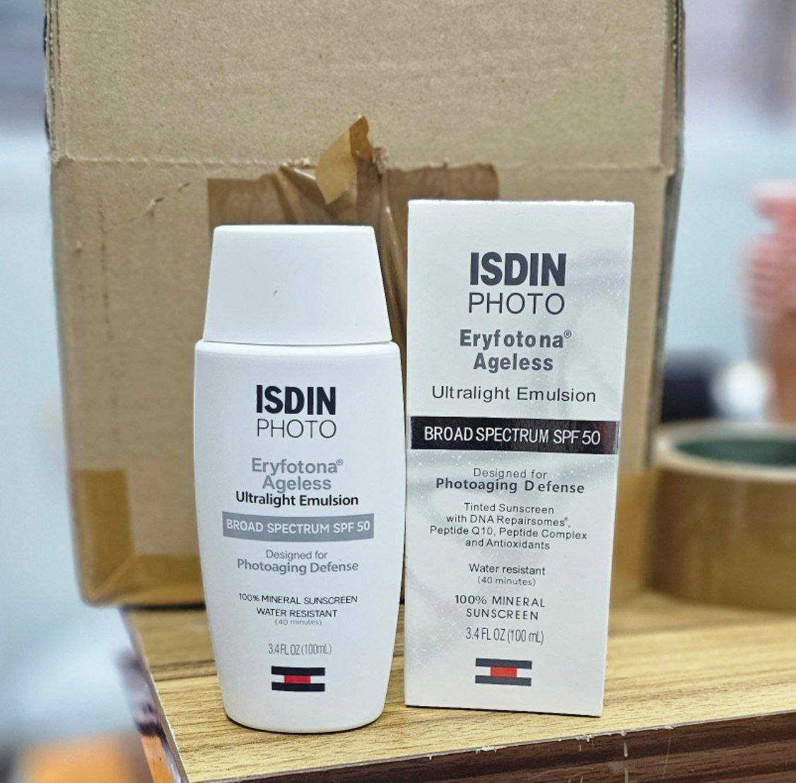 ضد آفتاب رنگی %100 مینرال SPF 50 ایزدین