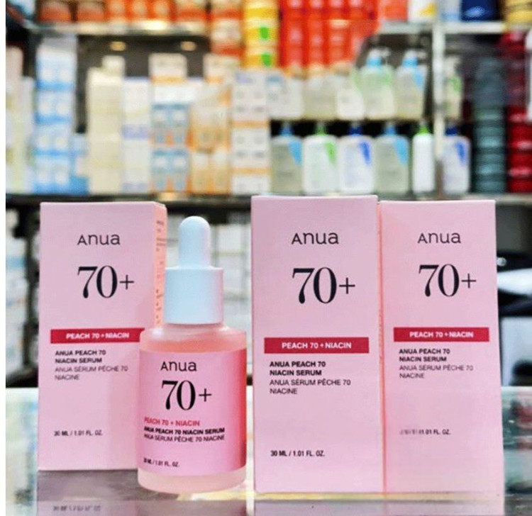 سرم ضد لک و روشن کننده هلو 70% و نیاسینامید آنوا Anua Peach 70% Niacin Serum