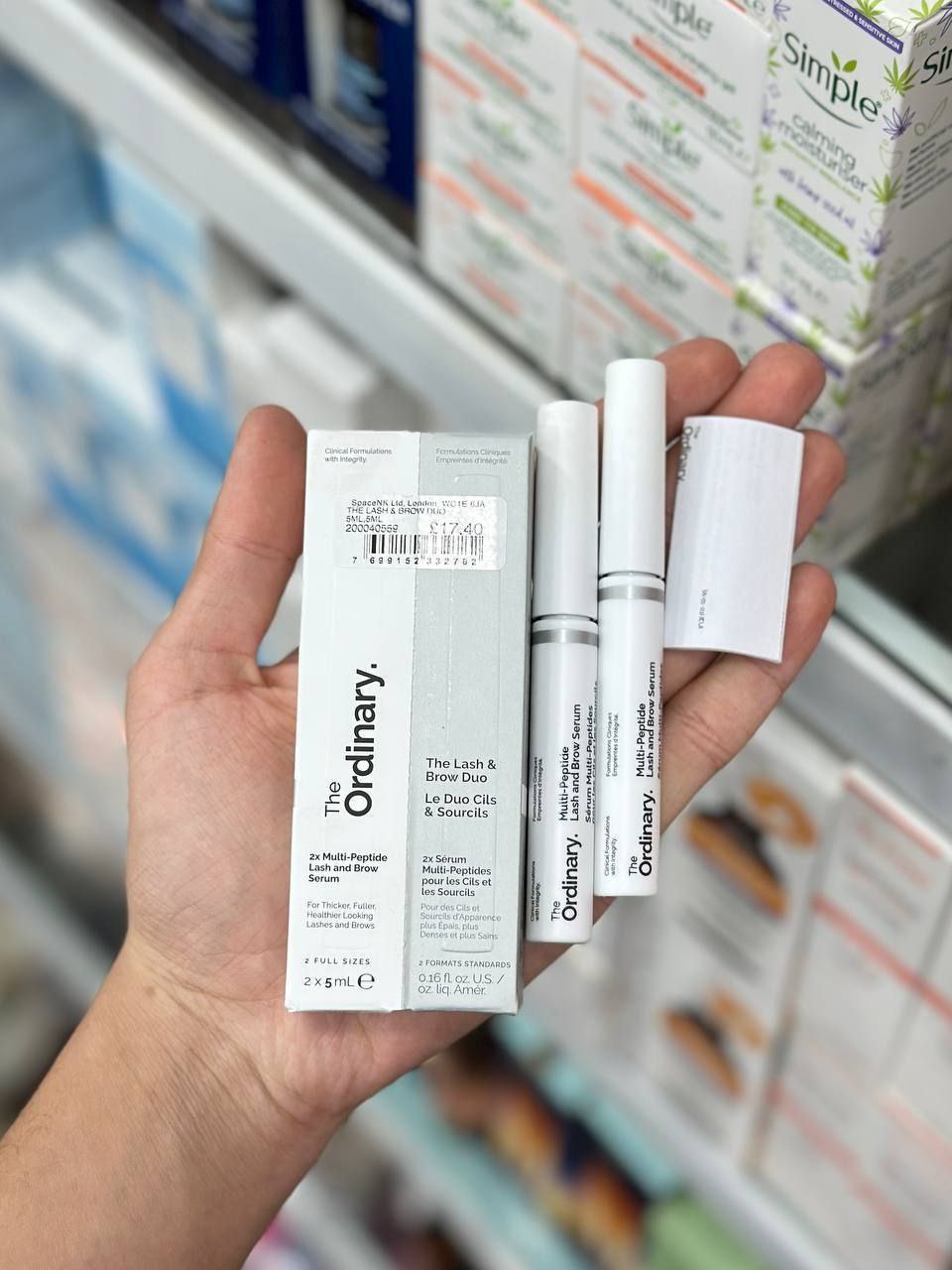 تقویت مژه و ابرو اوردینری Ordinary (طرح جدید دوقلو)