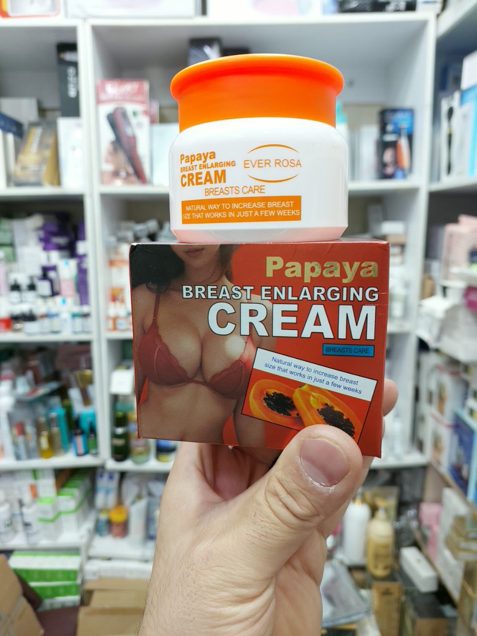 کرم حجم دهنده وفرم دهنده سینه اوررزا.  EVER ROSA