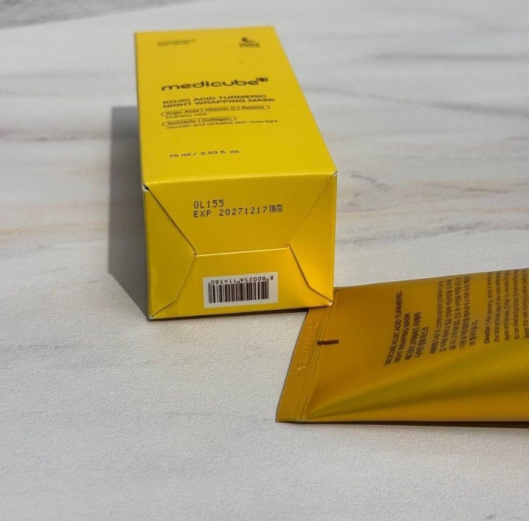 ماسک شب کوجیک اسید و زردچوبه مدی کیوب