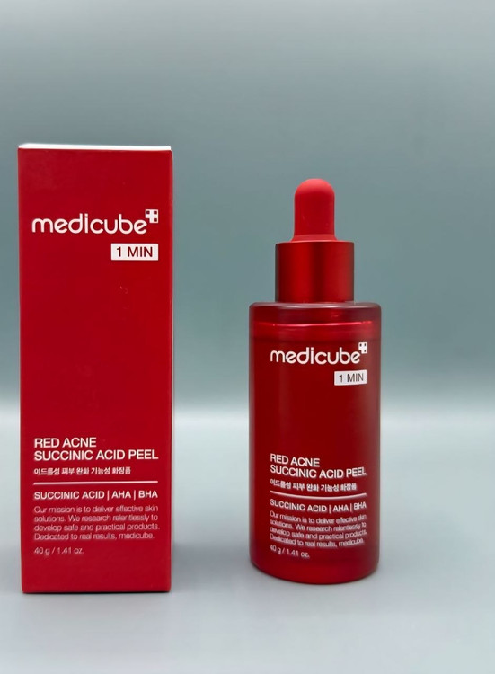 سرم پیلینگ سوکسینیک اسید مدی کیوب 40 گرم